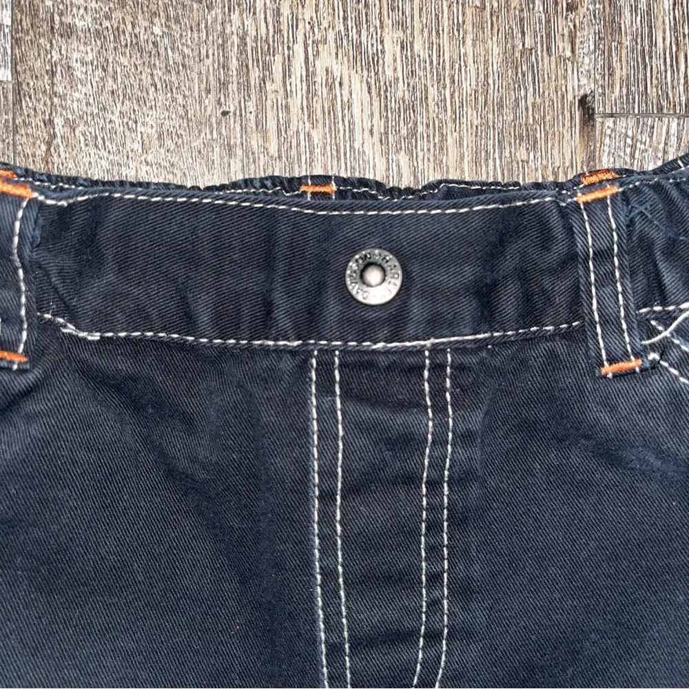 Harley Davidson Black Faded‎ Embroidered Pants Size 3T